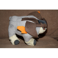 Officiële Pokemon knuffel Terrakion 11cm (breedt) banpresto my pokemon collection